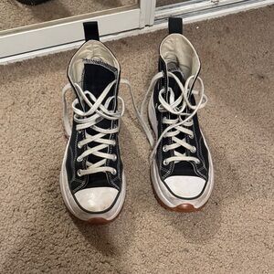 Converse Black Platform